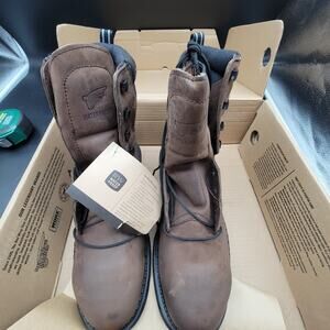 Red Wing 4435 Work Boots Steel Toe Waterproof Brown Mens 12 D USA